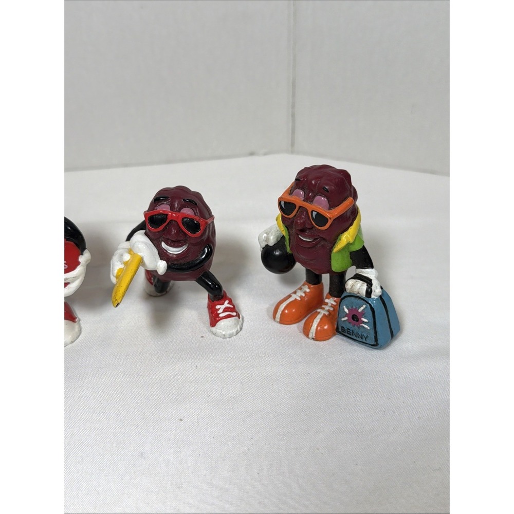 Vintage California Raisins PVC Figure Lot Holiday‎ Vacation Sunglasses Applause - Picture 3 of 8